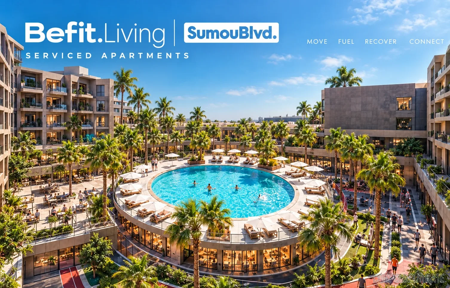 كمبوند بيفيت ليفينج المستقبل سيتي Compound Befit Living Mostakbal City