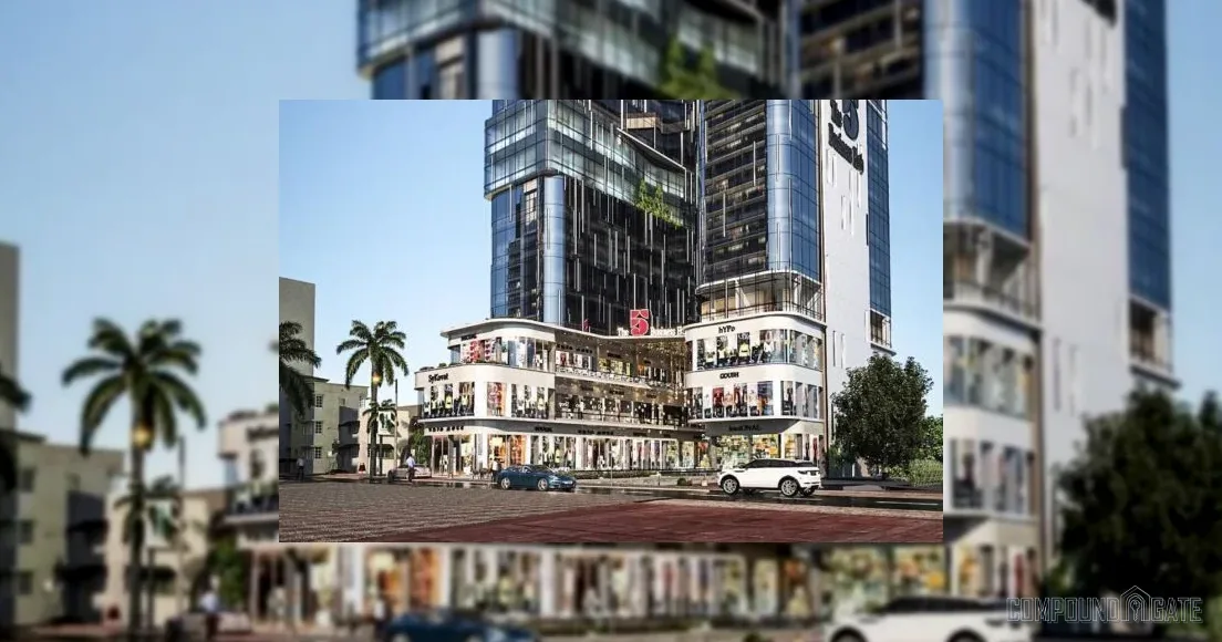 5 Business Hub — مشروع إداري شقيق لـ مول ذا لارك من نفس مطور تميز للتطوير العقاري Tamayoz Developments في القاهرة الجديدة