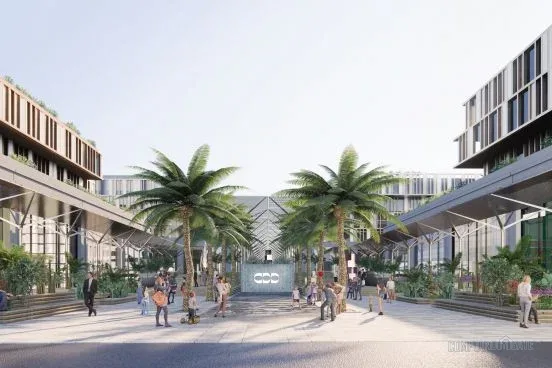 كايرو ديزاين ديستريكت Cairo Design District — مشروع تجاري آخر في القاهرة الجديدة (مطور مختلف) للمقارنة بحجم وخدمات مول ديستريكت بيبول