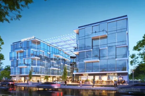 مول ديستريكت بيبول — منطقة البلازا المركزية وشجرة الحياة Tree of Life في District People Mall القاهرة الجديدة