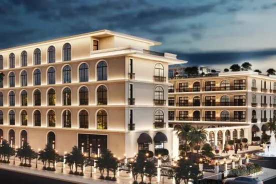 كمبوند كايرو Kairo — التصميم المعماري لـ شقق فندقية مخدومة من شركة ذا وتر واي للتطوير العقاري The Waterway Developments في منطقة 5A بالشويفات بالقاهرة الجديدة