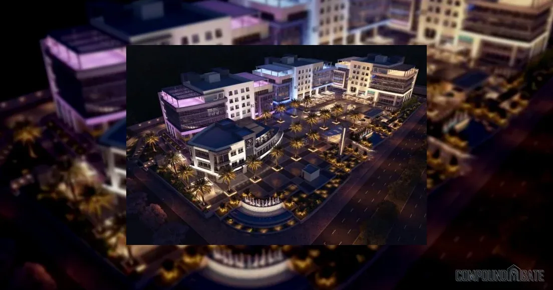 مول مجرة Majarrah Mall — الواجهة التجارية على محور 26 يوليو