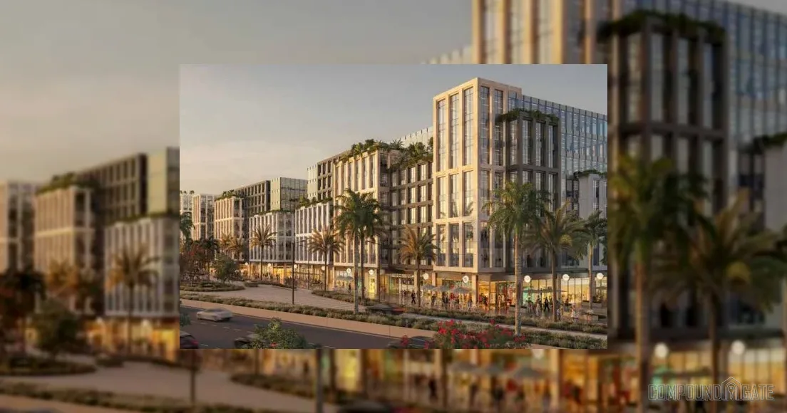 ZED East Strip - sister commercial district to ZED East Compound by the same developer Ora Developers