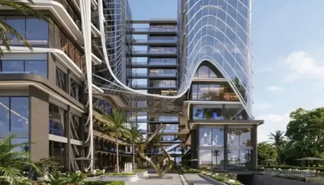 تصميم مول فيني — Mall Veni Rayn Developments New Capital التصميم المعماري للواجهة الزجاجية البانورامية في حي R3