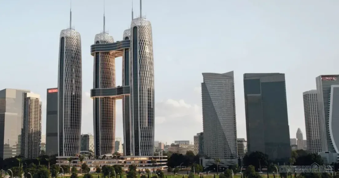 نايل بيزنس سيتي Nile Business City — مشروع SED التجاري الإداري الشقيق لـ مول سنترال يوضح خبرة SED في المباني التجارية