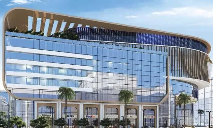 مكاتب فيجن تاور Vision Tower — لقطة من الوحدات الإدارية Class A office بتصميم شركة NIG Developments داخل الحي المالي بالعاصمة الإدارية الجديدة