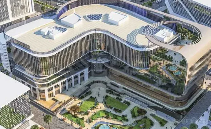 برج فيجن تاور Vision Tower — منظور بانورامي للمبنى الإداري Class A لشركة NIG Developments في الحي المالي بالعاصمة الإدارية الجديدة