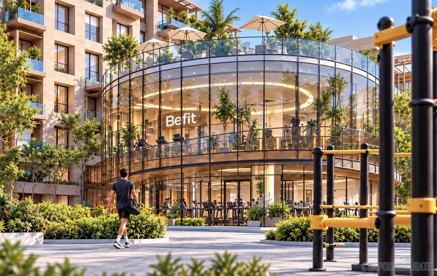 تصميم مشروع بيفيت ليفينج Befit Living ومنطق العافية