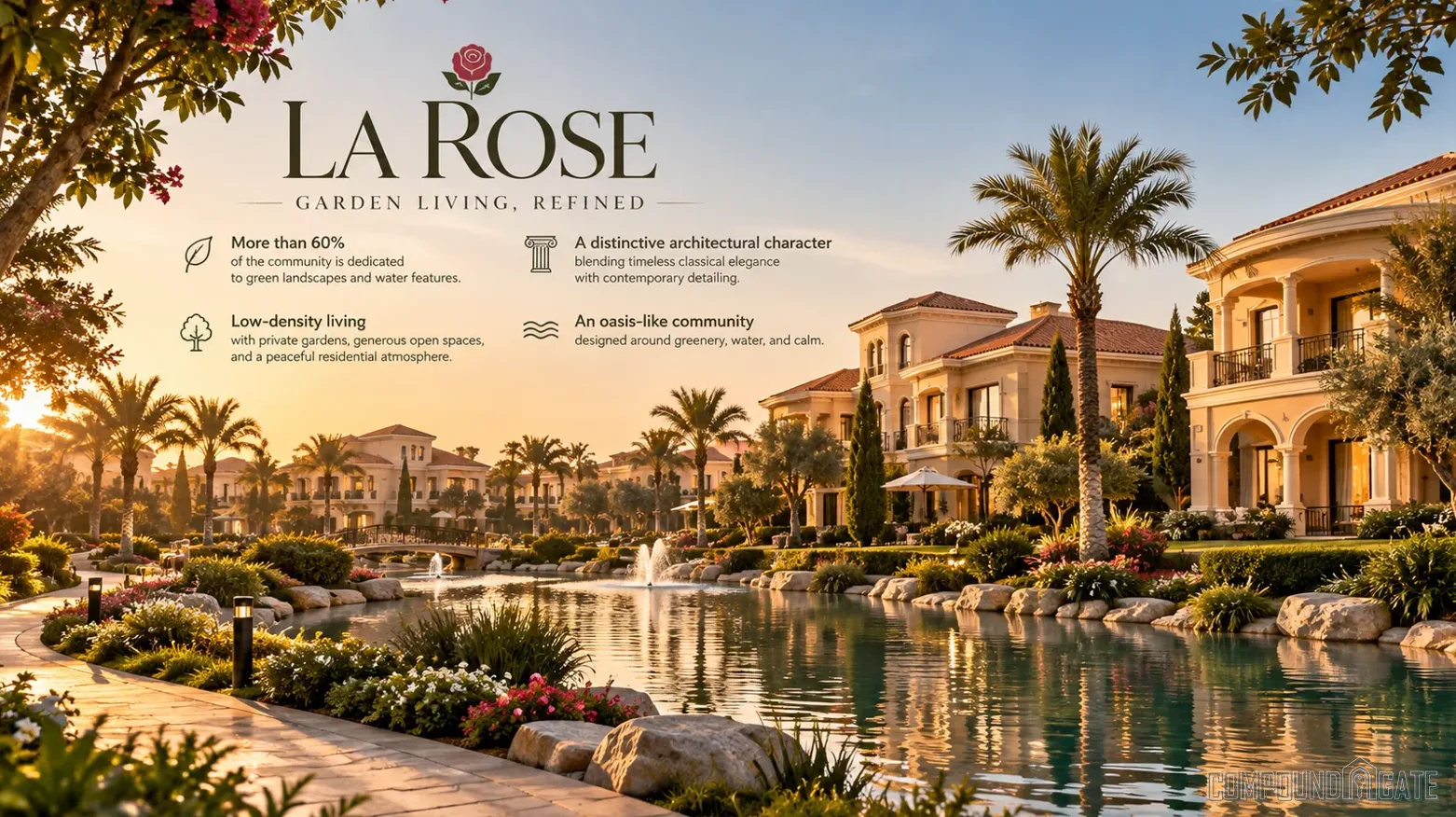 تصميم كمبوند لا روز القاهرة الجديدة