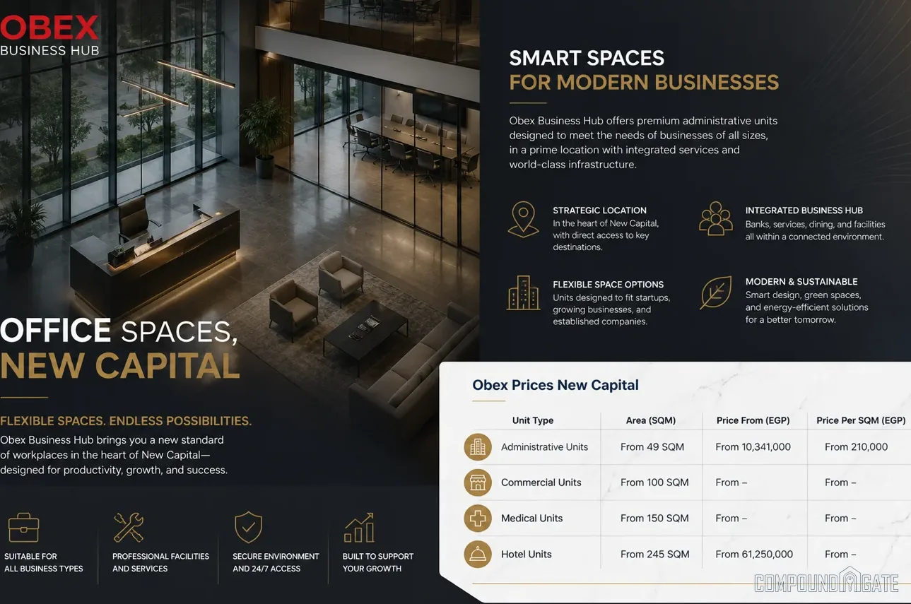 ما هي أسعار مول اوبيكس 2026 Obex Prices New Capital؟