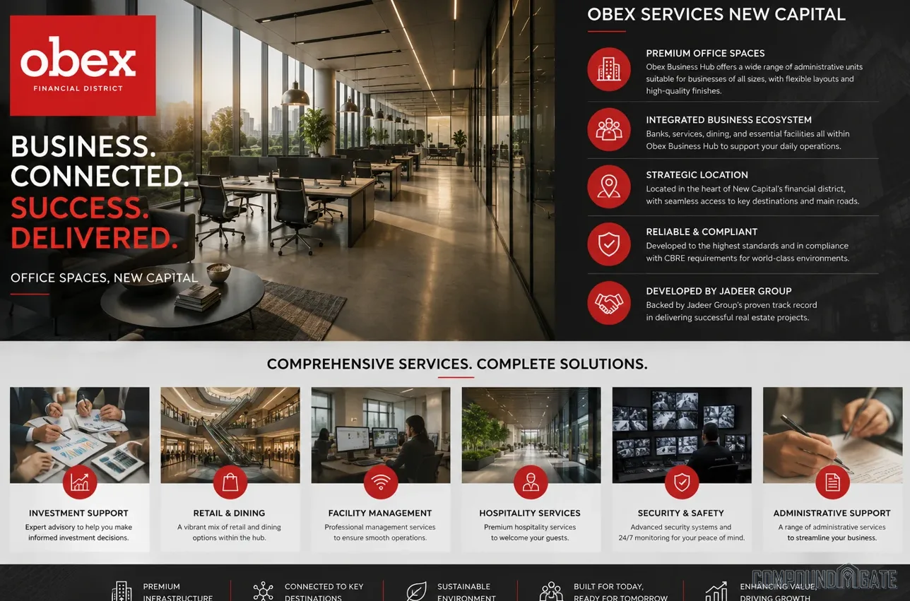 خدمات ومرافق مول اوبيكس Obex Services New Capital