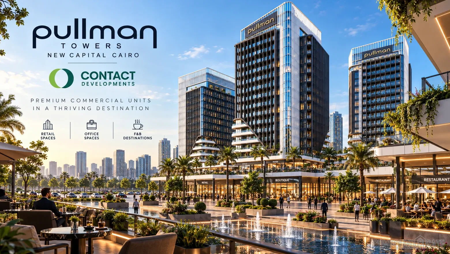 اسعار مول بولمان تاورز العاصمة الإدارية الجديدة 2026 Pullman Towers Prices