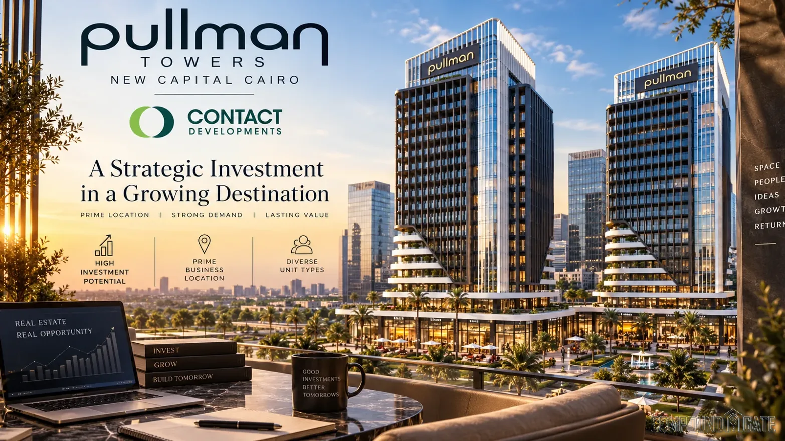 العائد الاستثماري المتوقع في مول بولمان تاورز Pullman Towers Investment Return