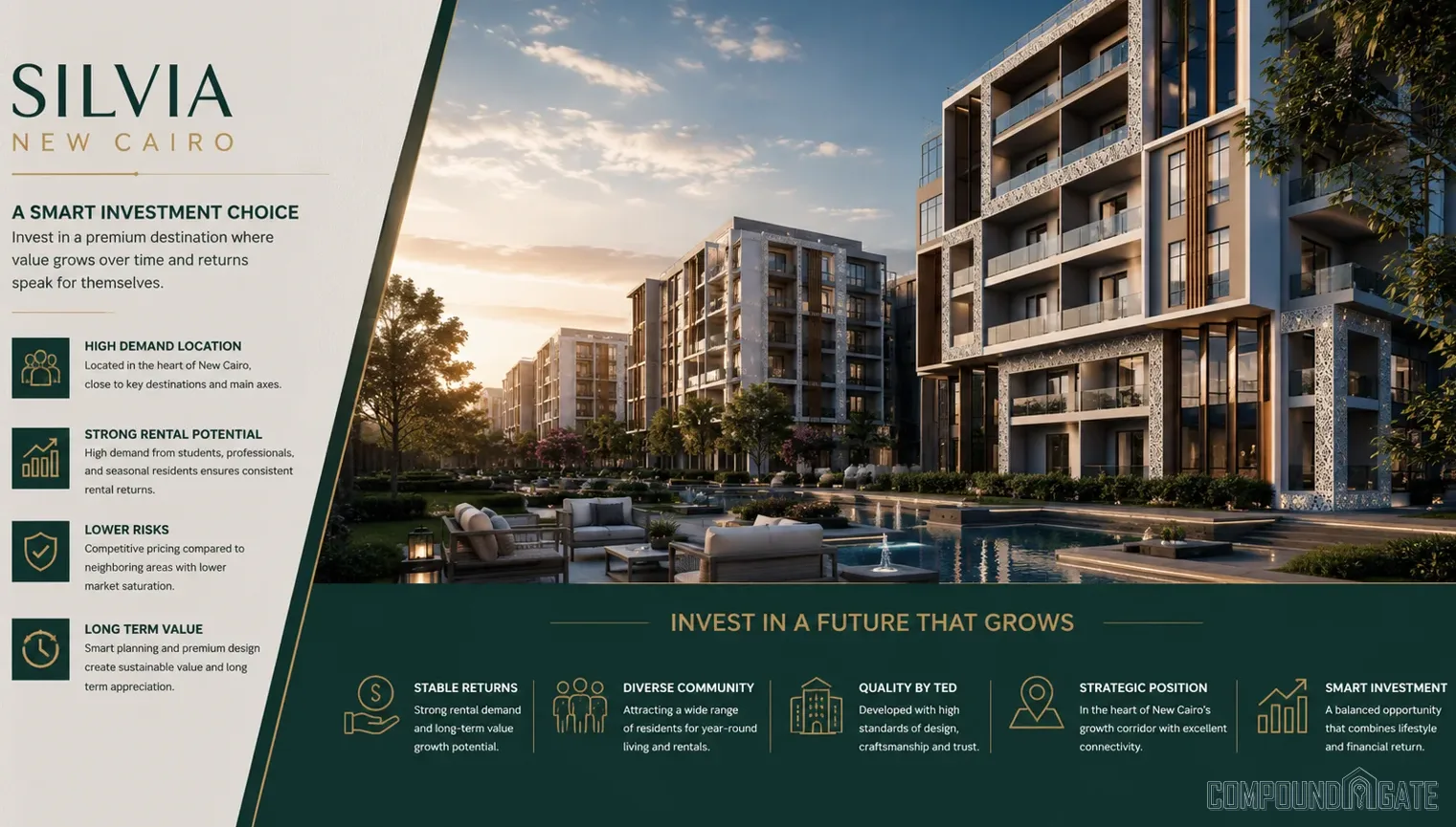 سيلفيا التجمع الخامس &mdash; فرصة استثمارية Silvia New Cairo Investment