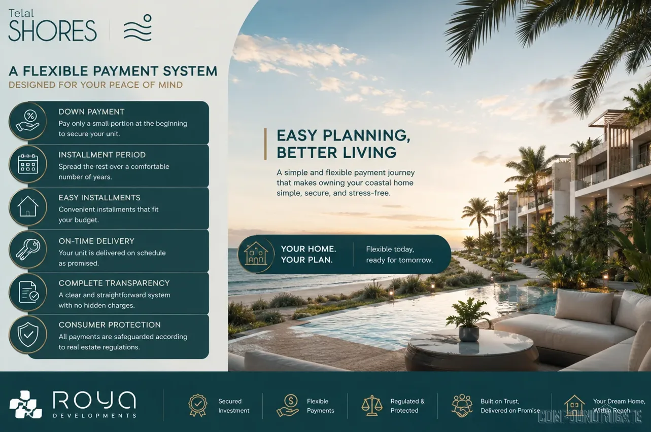 What is the Payment Plan for Telal Shores Village?
