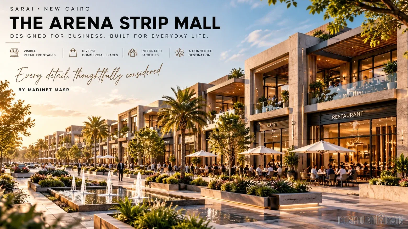 Key Advantages of The Arena Strip Mall