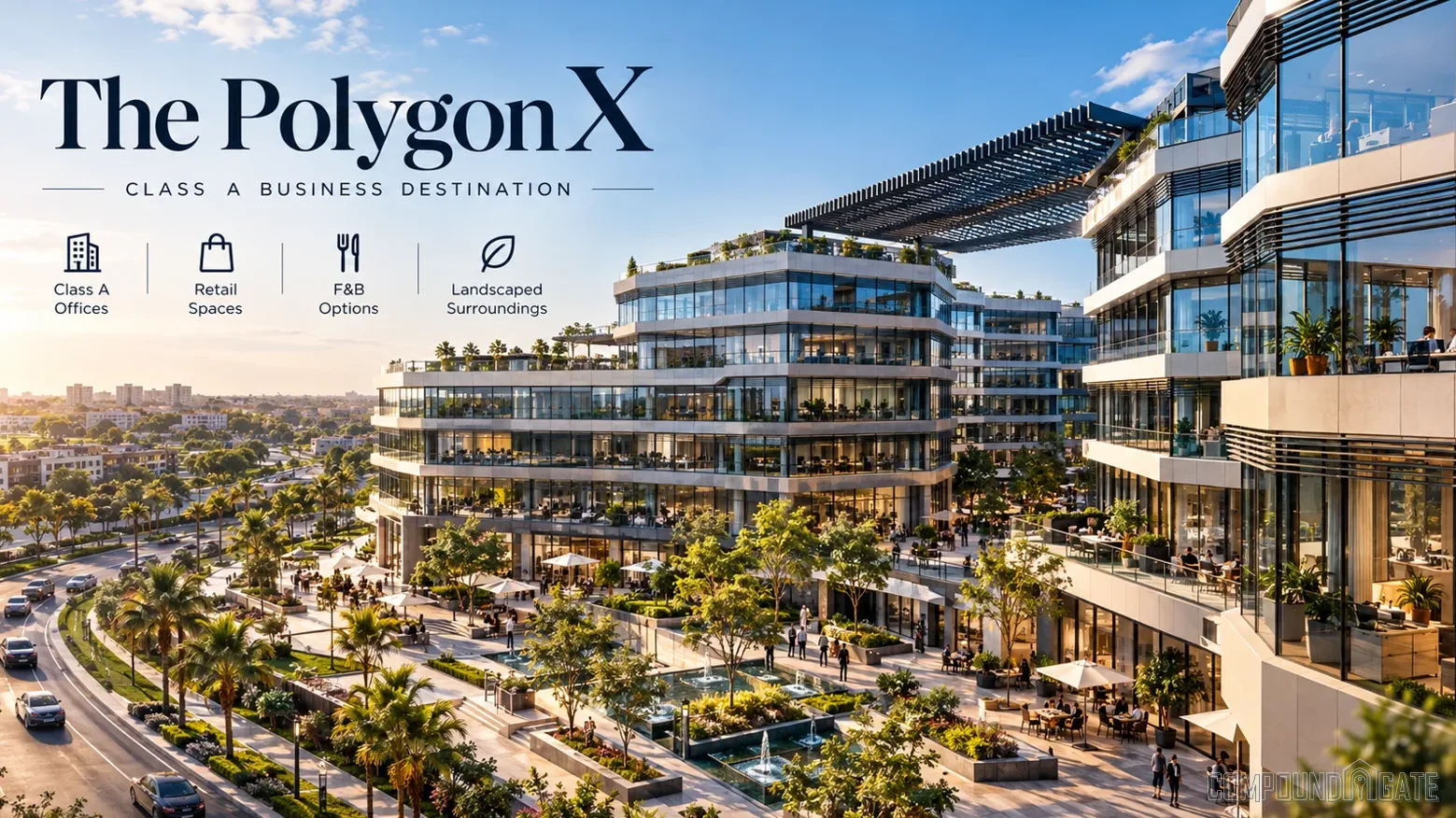 تصميم ذا بوليجون إكس ونظام المبنى The Polygon X Design