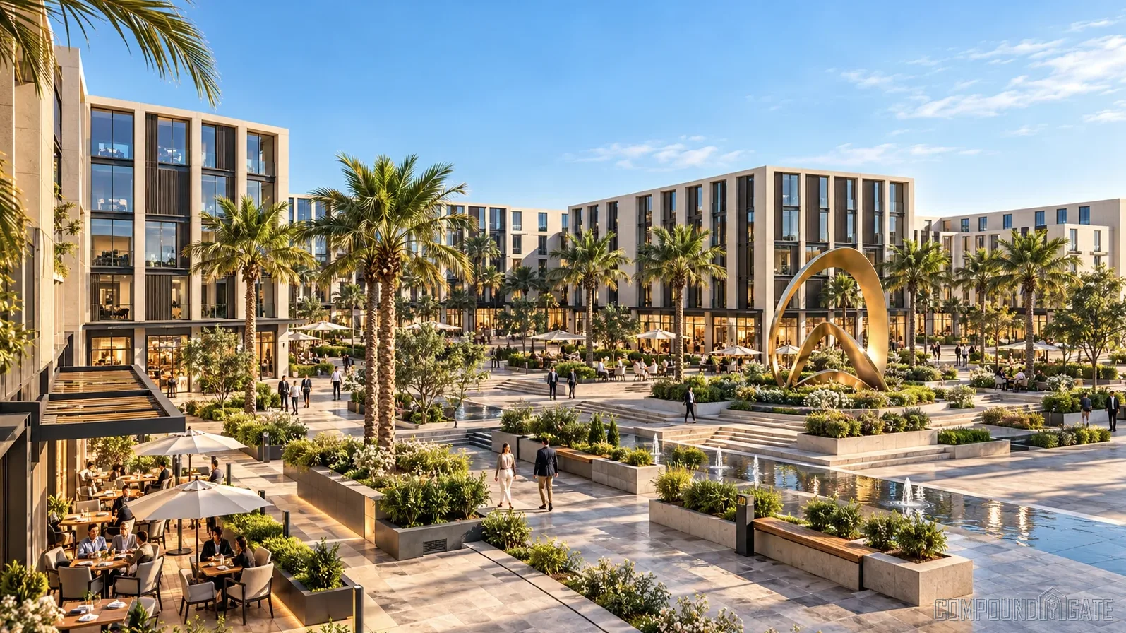 تصميم هاب تاون كوميرشيال HAPTown Commercial وثلاث البلازات
