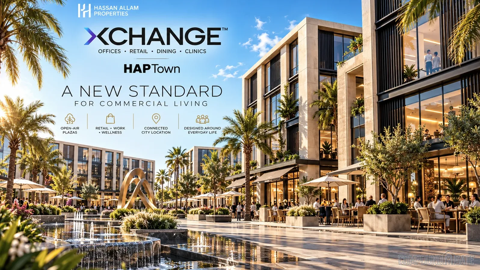 المميزات العامة لـ HAPTown Commercial هاب تاون كوميرشيال