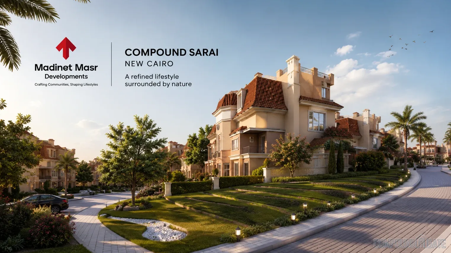 كمبوند سراي القاهرة الجديدة Compound Sarai New Cairo