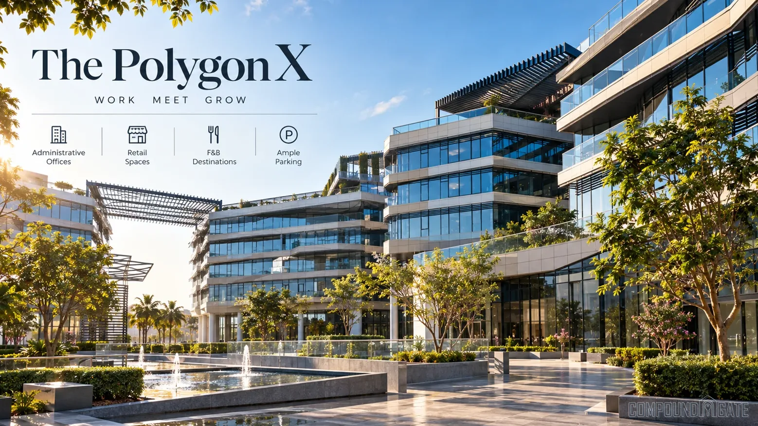 مكاتب ذا بوليجون إكس الشيخ زايد Offices The Polygon X Sheikh Zayed