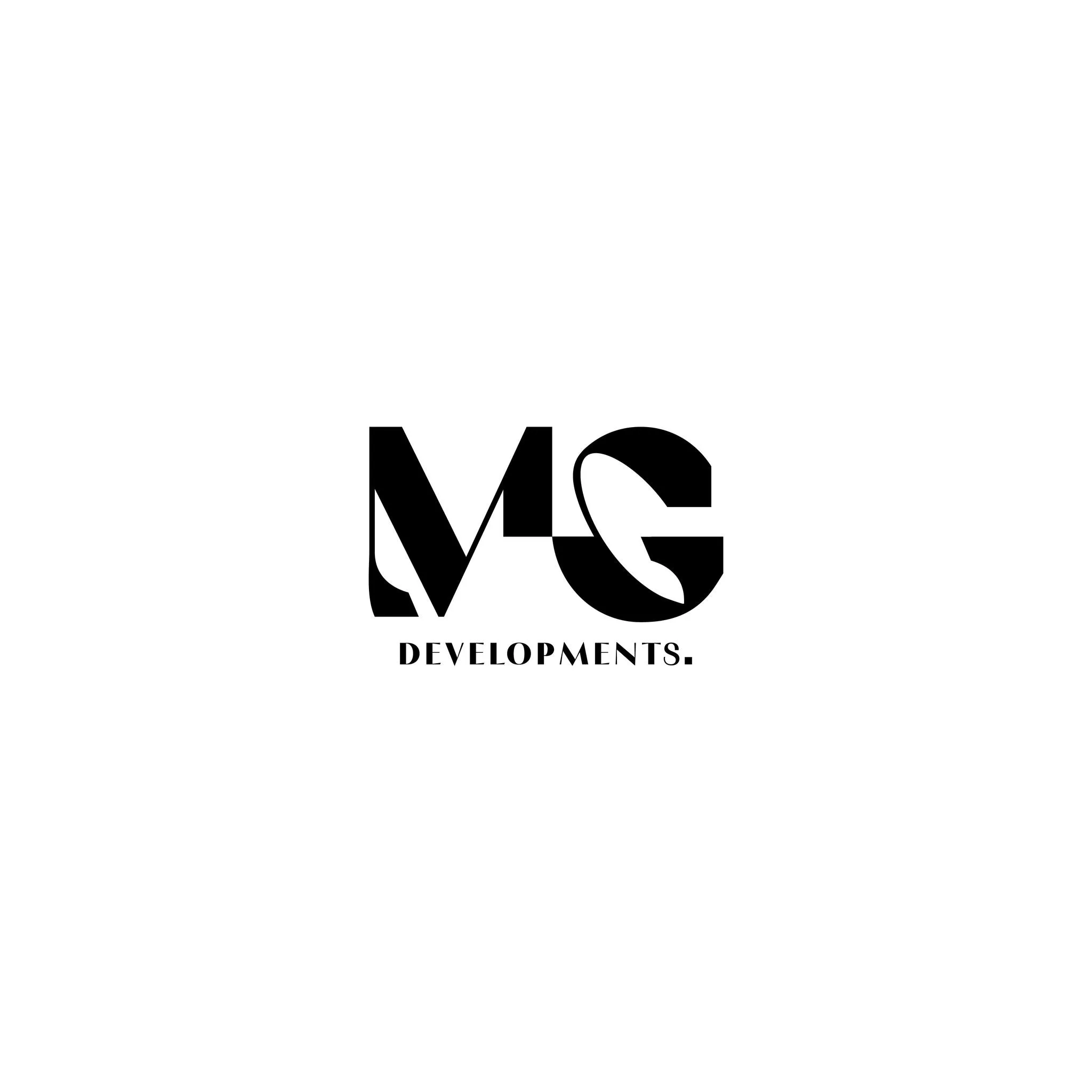شعار شركة إم جي للتطوير العقاري MG Developments — مطور قرية بلو بلو